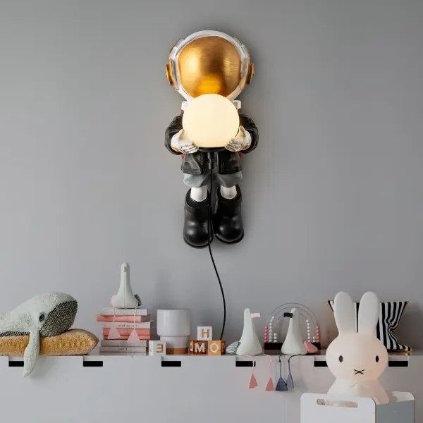 Gyerekszobai fali lámpa ASTRONAUT 1xE14/40W/230V rézszínű