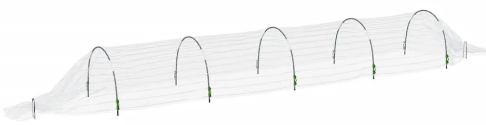 2 db üvegszál és PP háló alagút 1,5 x 5 m