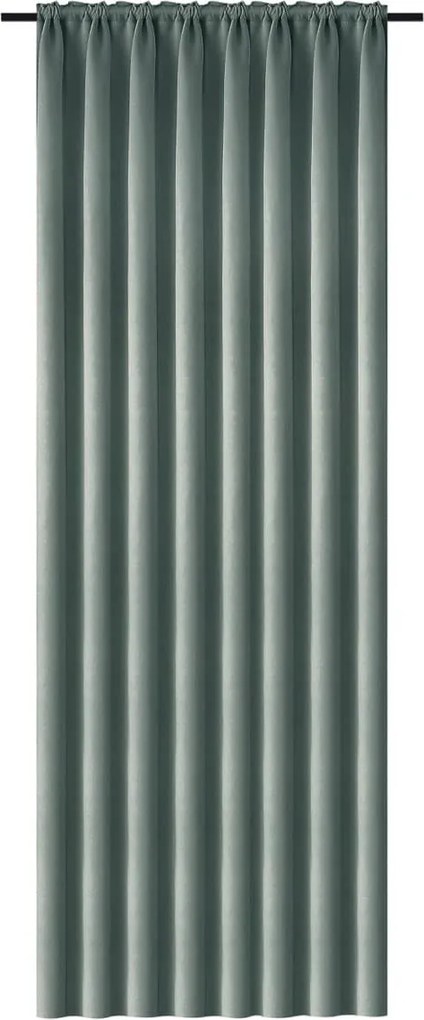 OXFORD szürkészöld függöny 140x270 cm Felfüggesztés: Hullámos sínszalag
