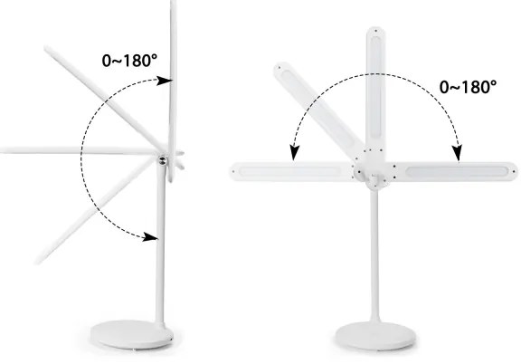 Aigostar - LED érintős, tölthető asztali lámpa, 3W, 5V, 1800 mAh, dimmelhető