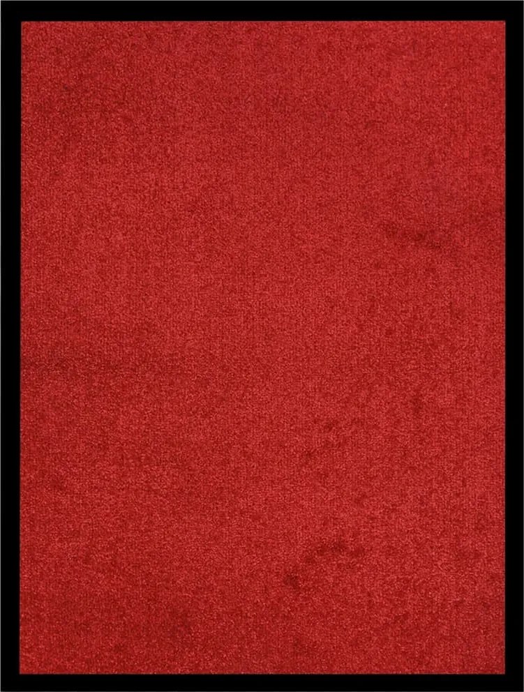 vidaXL piros lábtörlő 60 x 80 cm