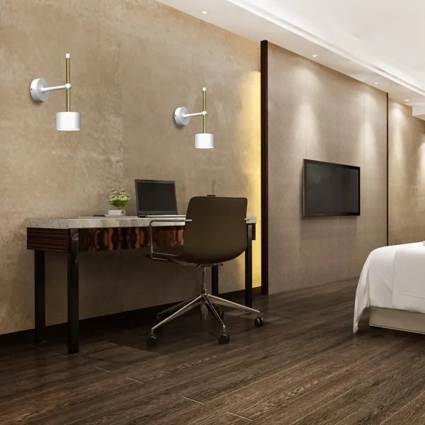 Fali lámpa ARENA 1xGX53/11W/230V fehér/arany