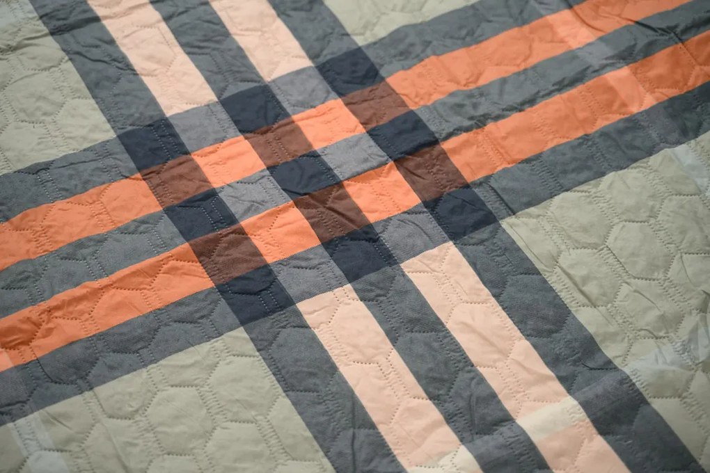 Ágytakaró PLAIDORY HEXAGON zöld Méret: 170 x 210 cm