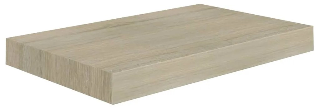 tölgyszínű MDF lebegő fali polc 40 x 23 x 3,8 cm