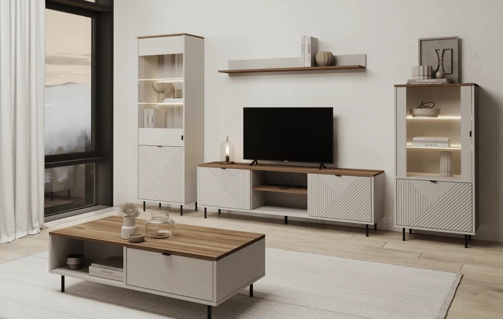 Fali polc 150, kasmír/castello tölgy, EYCO