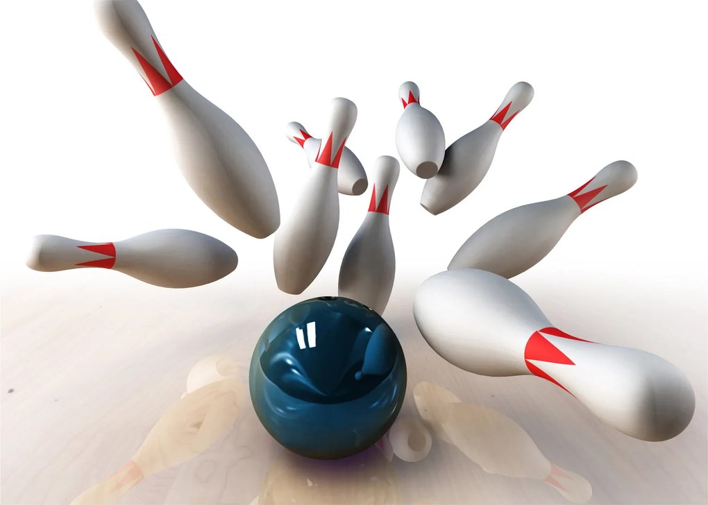 Kép - bowling (70x50 cm)