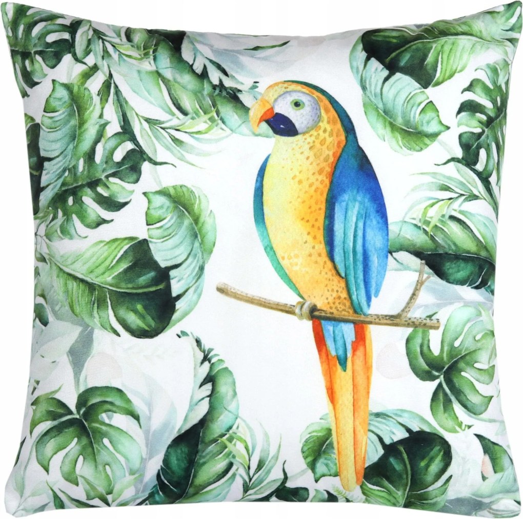 Párnahuzat 45x45 Papagáj levelek