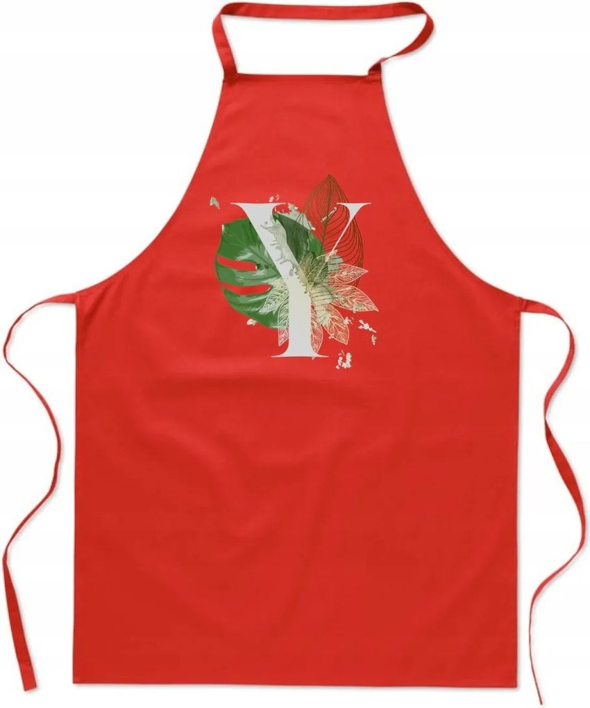 Konyhai Kötény piros Y Betűvel Millenniumi név Generáció FA_393_cw