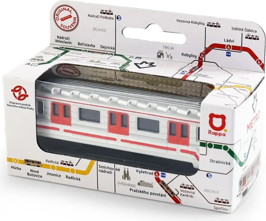 RAPPA Fém metróvagon - prágai metró - 81-71M - 8,5 cm