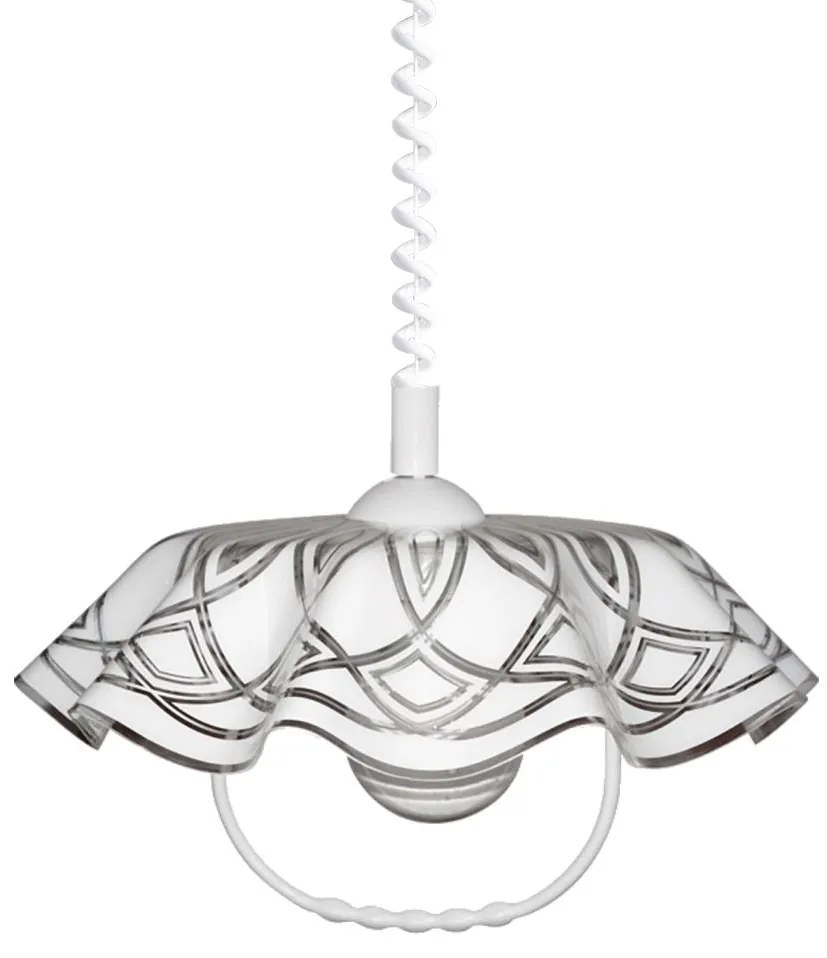 Prezent 74197 B05 - Állítható magasságú csillár LYRA 1xE27/60W/230V