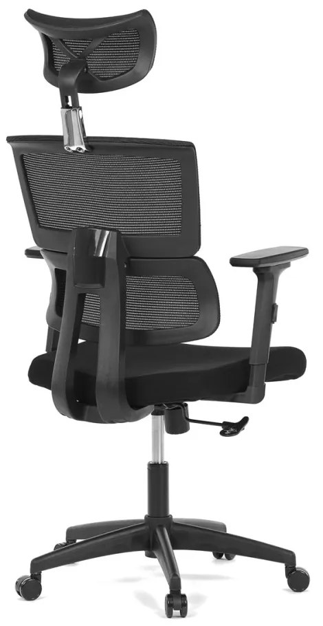 Scaun pivotant de birou de culoare neagră Mecanism pivotant. KA-B1025