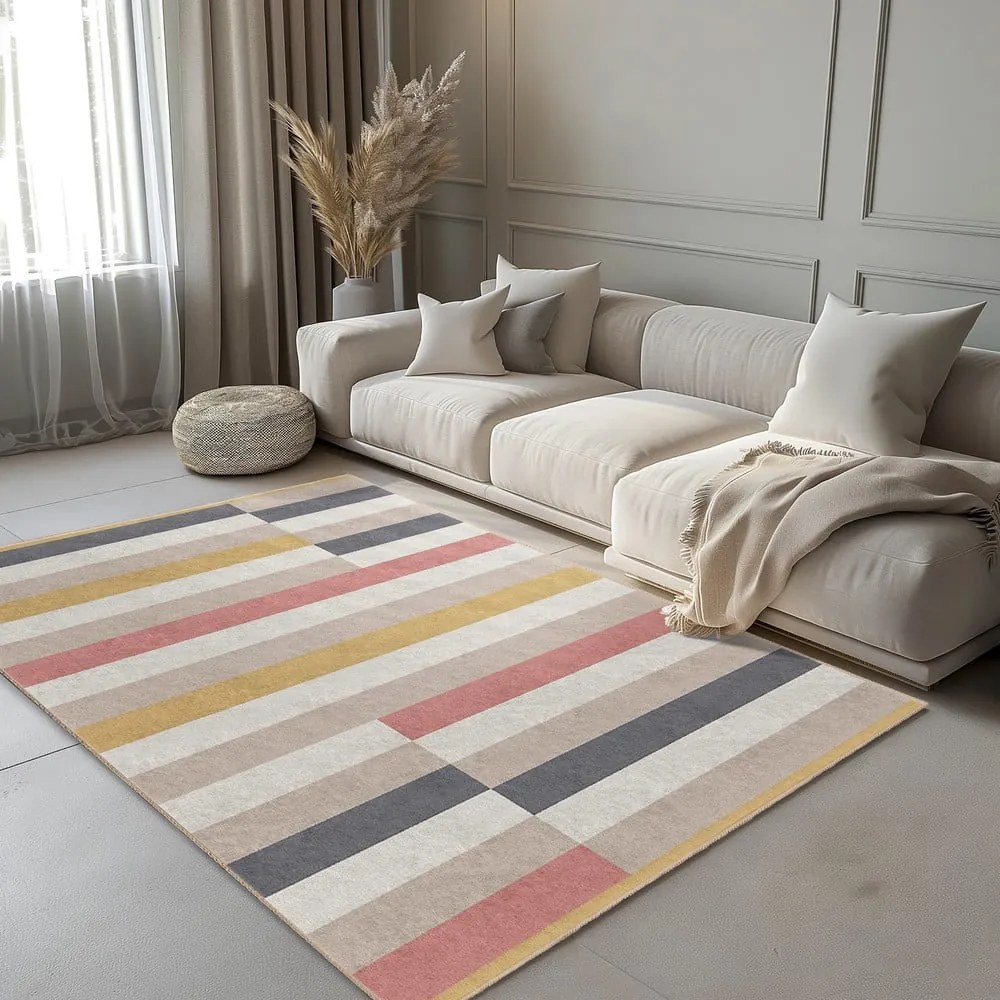 Mosható szőnyeg 80x150 cm Rosy Bandas – Mila Home