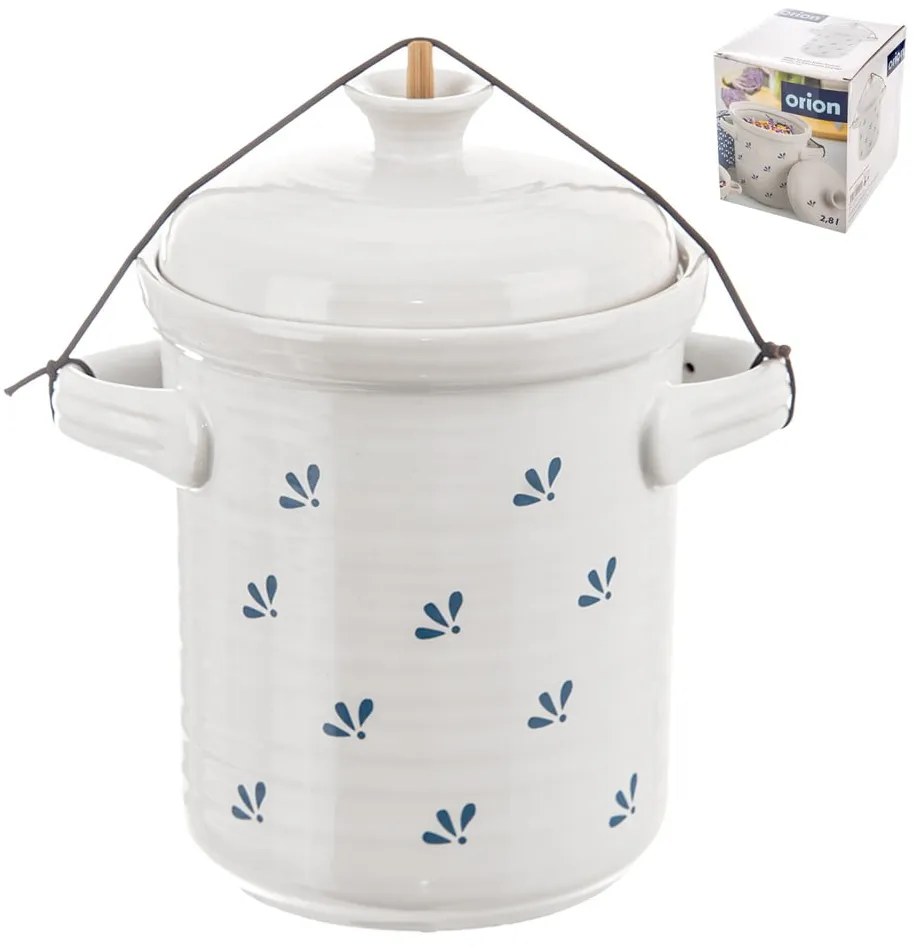 Edény zöldségek erjesztéséhez 2,8 l MODROBÍLÁ – Orion