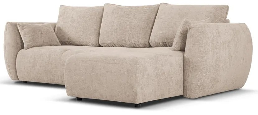 Bézs sarokkanapé (jobb oldali) Matera – Cosmopolitan Design