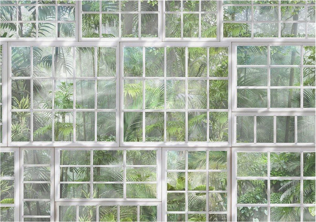 Flizelin fotótapéta Flizelin Design Zöld erdő 312x219 Ragasztó