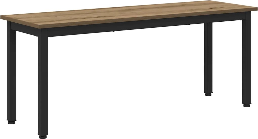 vidaXL pad Művészi tölgy 110 x 35 x 45 cm Faanyag