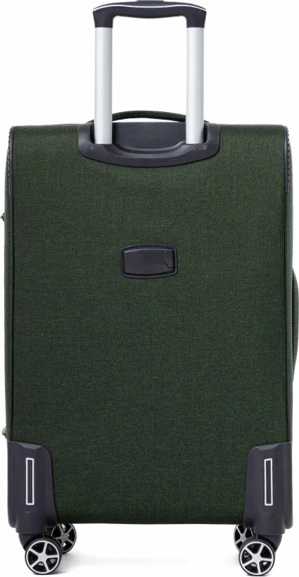 Zöld textil kabinbőrönd „Navigator” - méret M