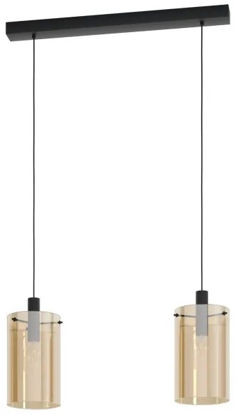 Eglo 39538 - Csillár zsinóron POLVERARA 2xE27/40W/230V