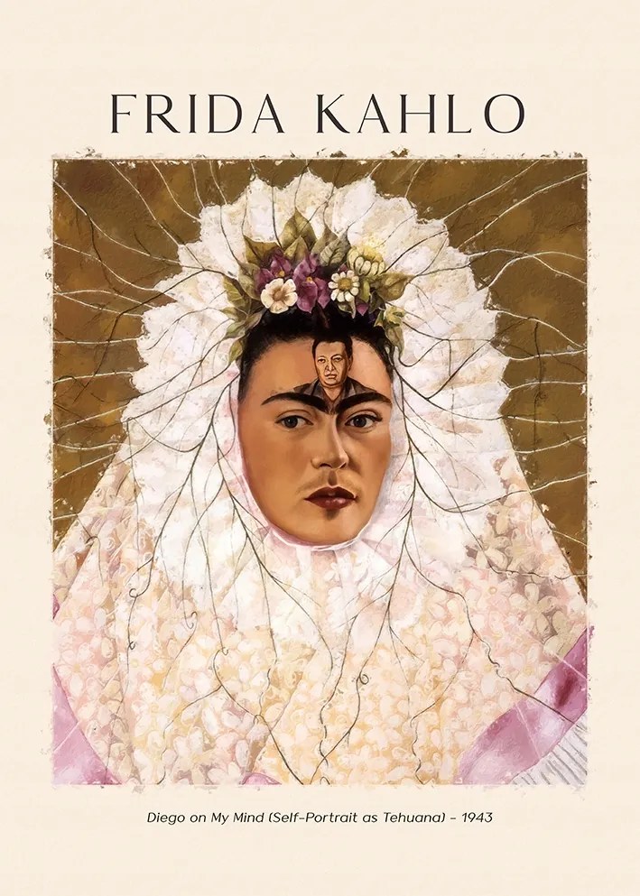 Frida Kahlo Önarckép Poszter 30x40cm kép #320