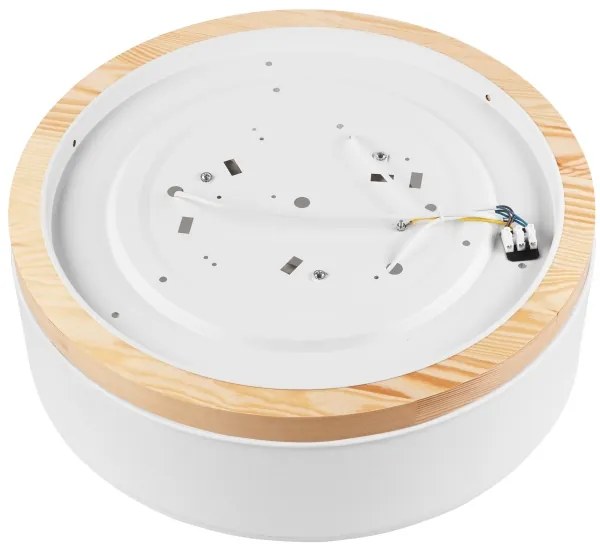 Brilagi - LED mennyezeti lámpa BELLADONNA 3xE27/15W/230V, 50 cm, fehér/fenyő