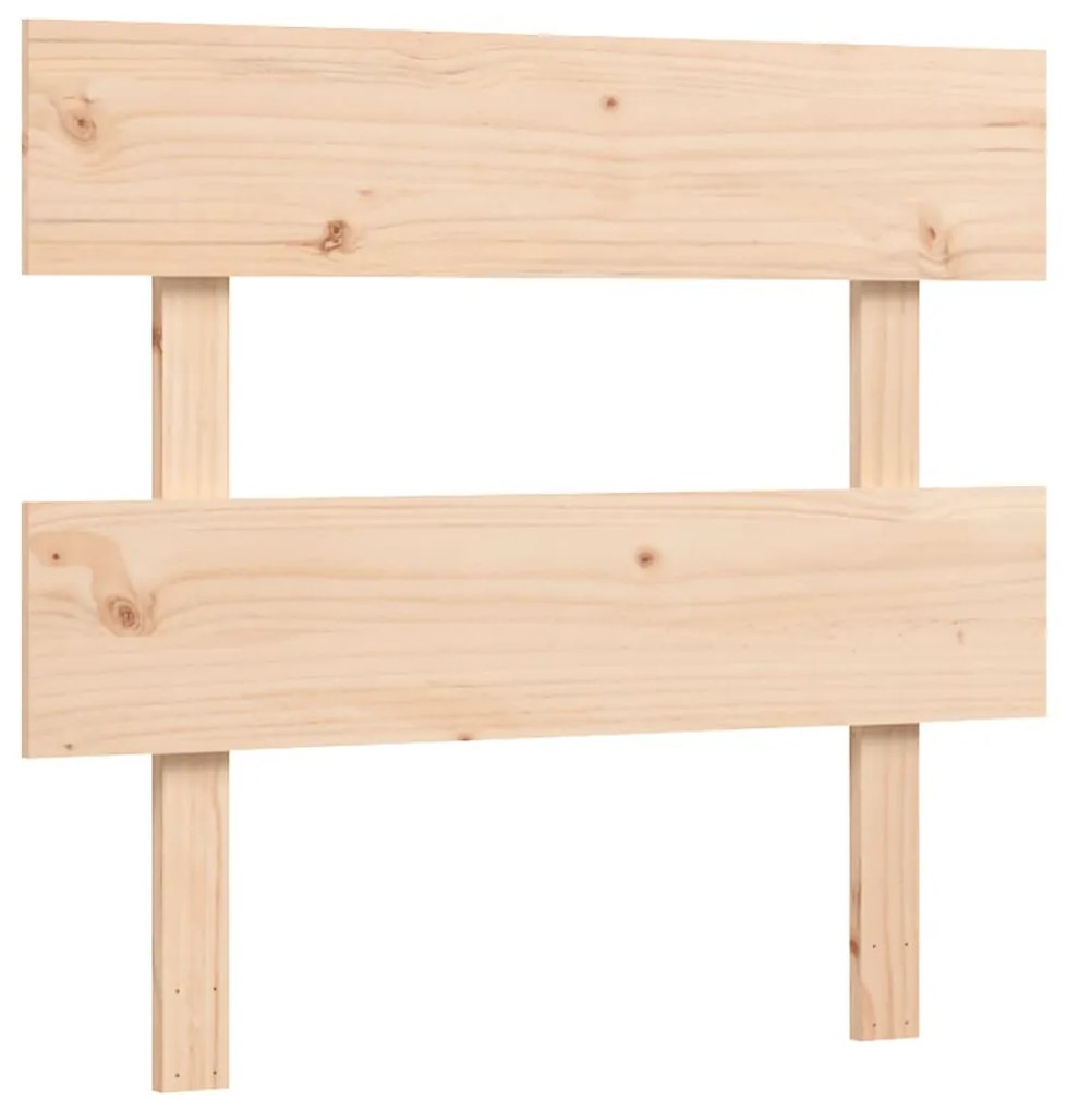 tömör fa ágy időseknek fejtámlával 90x200 cm