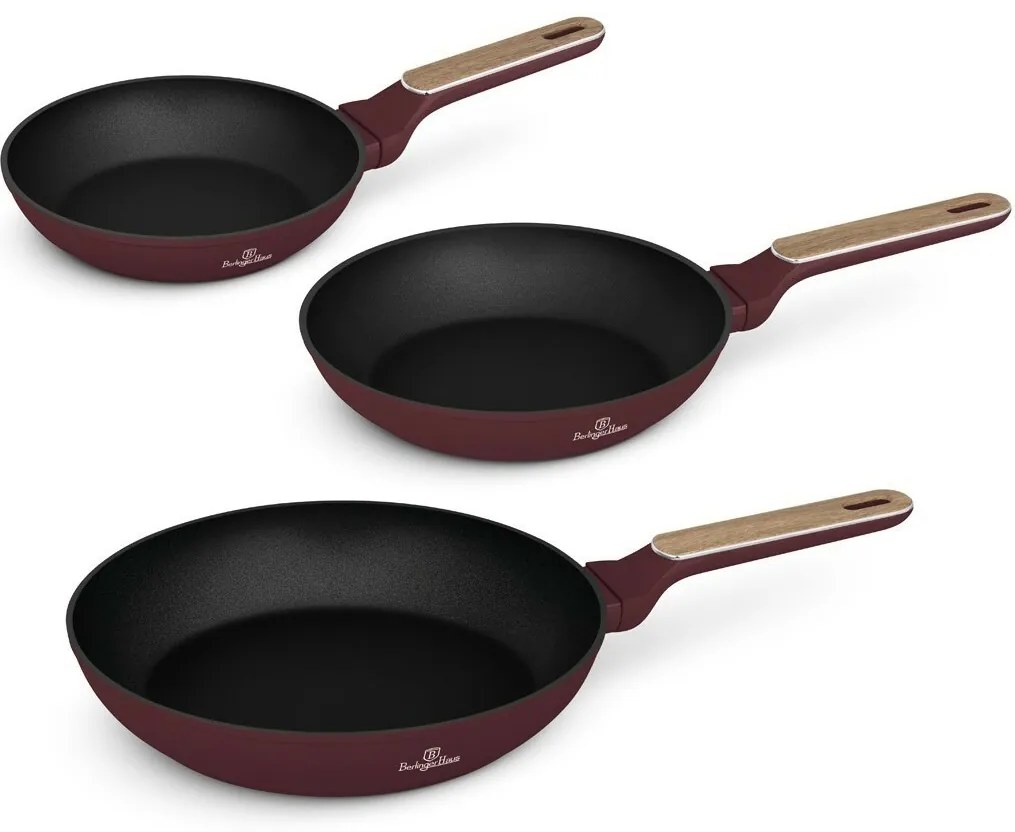 BerlingerHaus Leonardo Nordic titánbevonatúserpenyő szett, 3 db