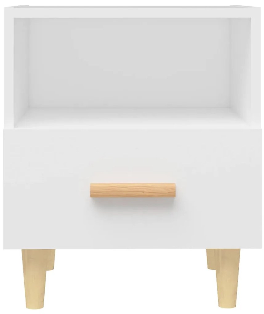 2 db fehér éjjeliszekrény 40 x 35 x 47 cm