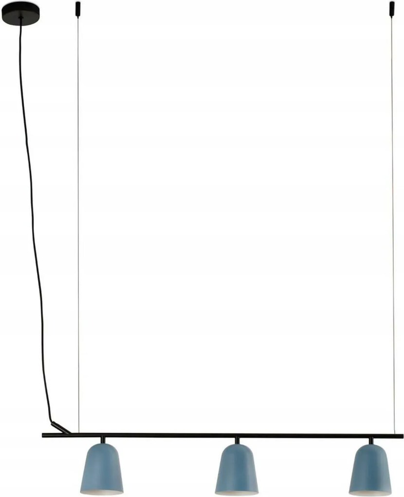 Faro Studio Lineal Blue lineáris függeszték, 3x E14, kék lámpaernyő