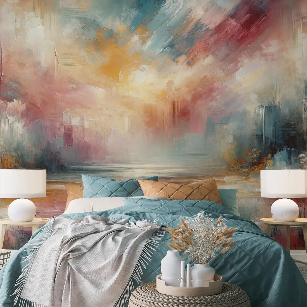 Fotótapéta - Absztrakt naplemente (147x102 cm)