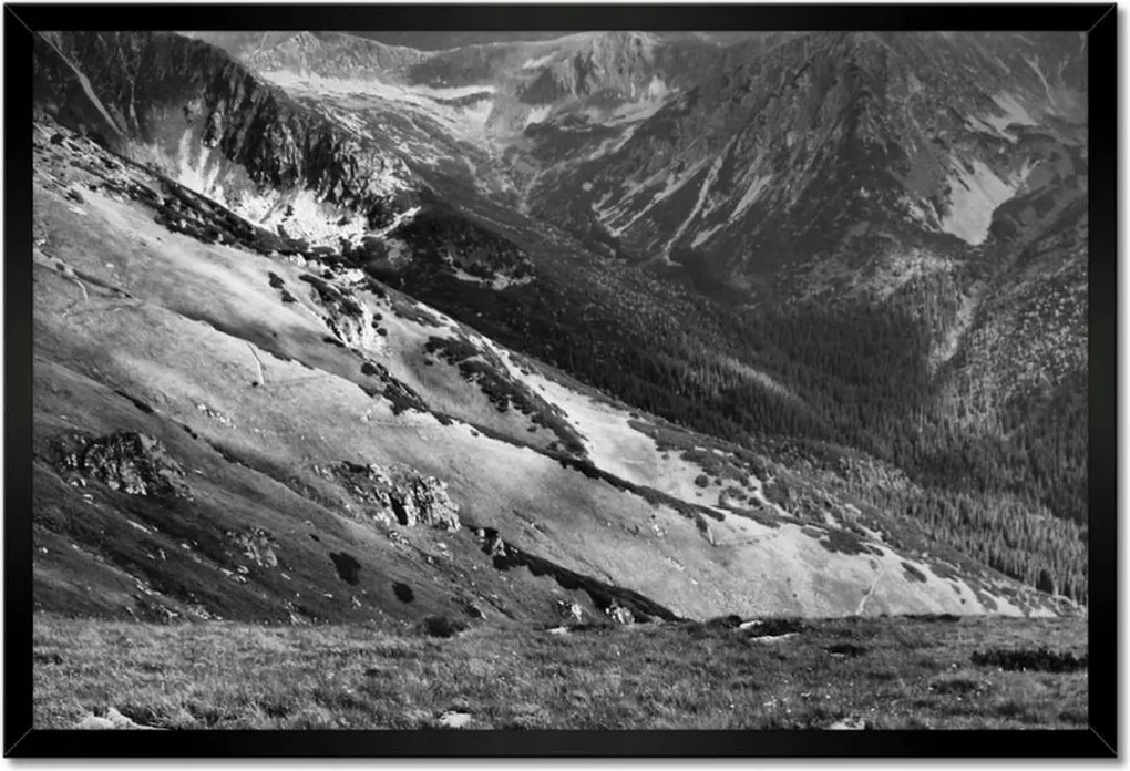 Poszterek keretben 60x40 Tátra Lengyel hegyek Kilátás
