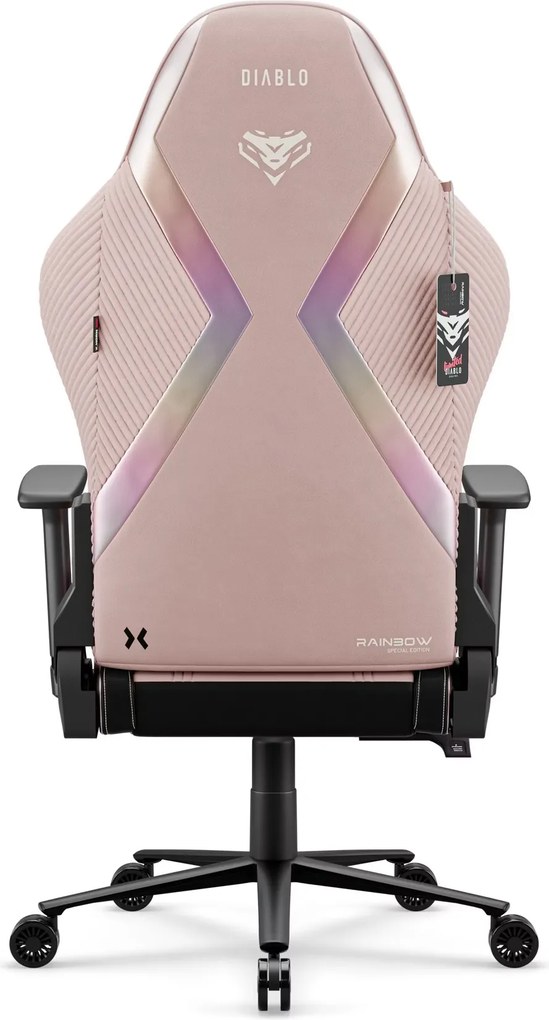 Gamer szék szövet rózsaszín Normal Size: Diablo X-Horn 2.0 Rainbow Pink