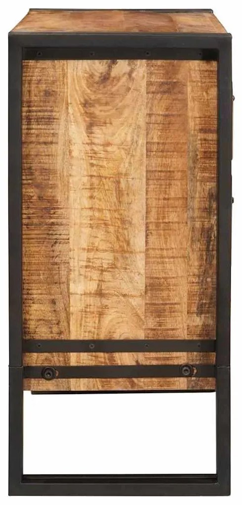 Széf fiókkal Barna 66 x 33 x 70 cm tömör mangófa