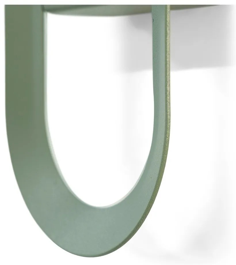 Szürkészöld fali acél akasztó Coucou – Spinder Design