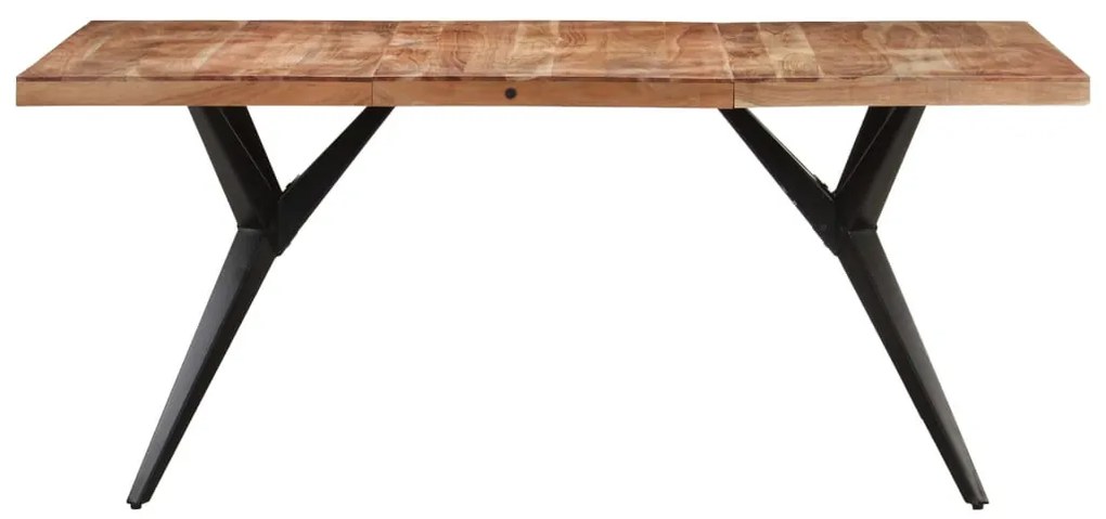 Tömör akácfa étkezőasztal 160 x 80 x 76 cm
