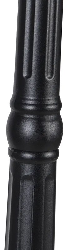 Okos kültéri lámpás fekete 200 cm IP44 Wifi ST64-gyel - Havana