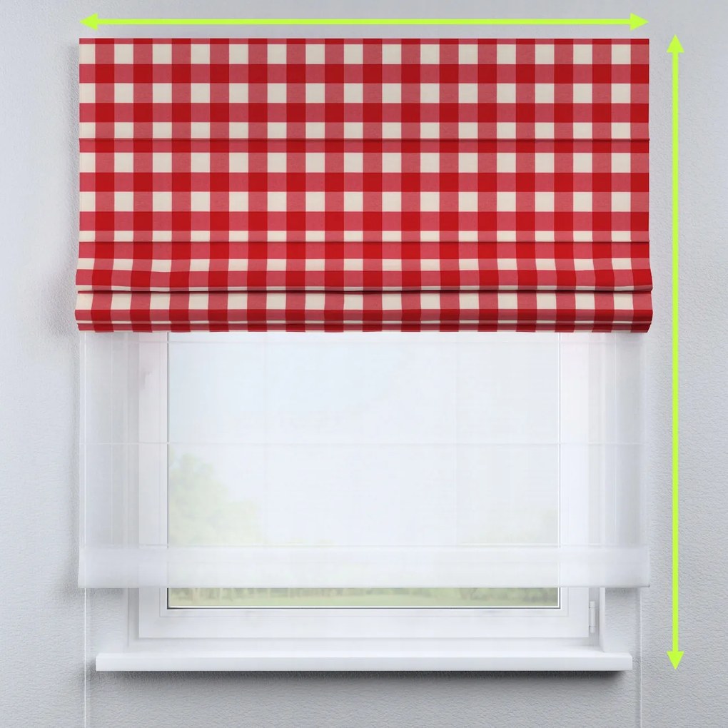 Kész római roló Duo 120x150cm piros