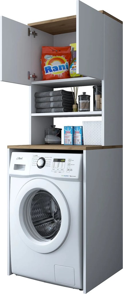 Mosógépszekrény kd101 - 1950 - diós