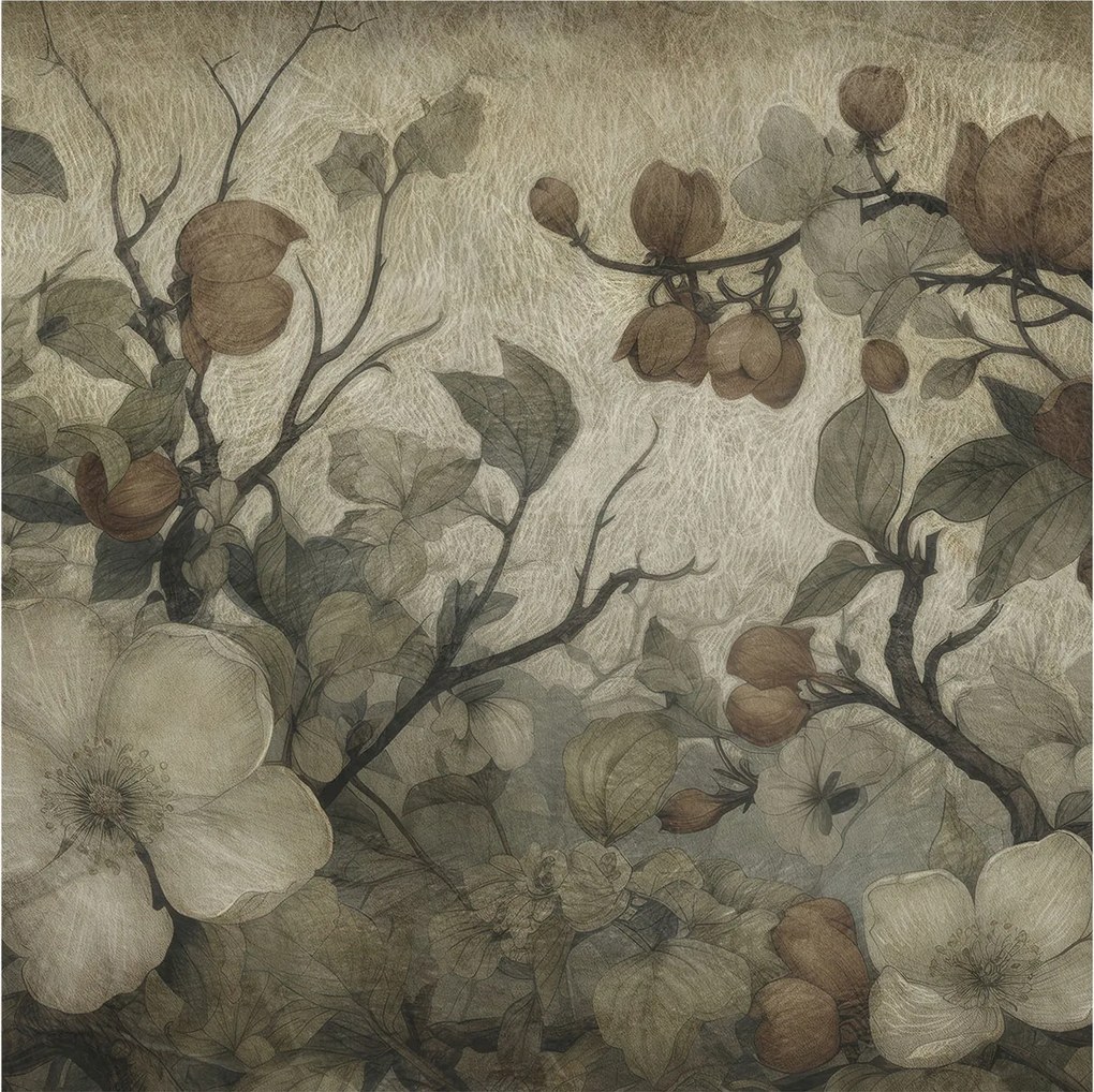 Fotótapéta Flizelin Dekoratív az irodába Virágos szépség 250x250 Ragasztó