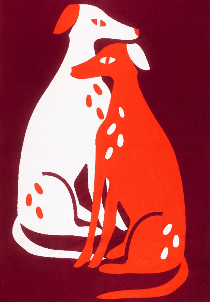 Organikus pamut takaró Kutya Szomorú meleg pamut ágytakaró pléd