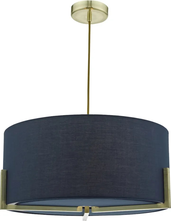 DAR LIGHTING SAN0323 SANTINO Ernyős Függesztett Lámpa Kék E27 IP20