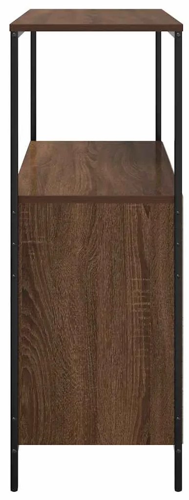 barna tölgy fürdőszobaszekrény polcokkal 76,5x35x95 cm