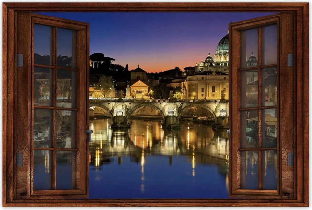 Poszterek 60x40 Róma Vatikán panoráma