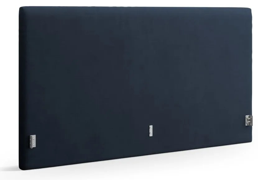 Sötétkék kárpitozott ágytámla 190,5x100 cm Remo – Micadoni