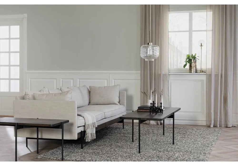 Shelton barna kőrisfa dohányzóasztal, 145 x 60 cm - Rowico