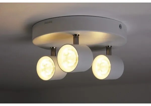 Philips 56243/31/16 - LED Szabályozható spotlámpa STAR 3xLED/4W/230V