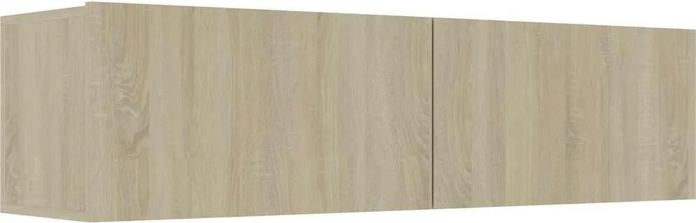 vidaXL sonoma tölgy szerelt fa TV-szekrény 120 x 30 x 30 cm