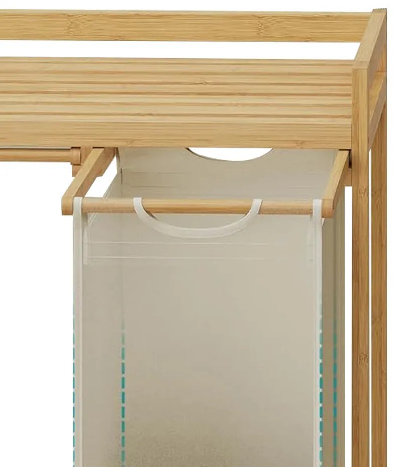 2 rekeszes szennyestartó kosár