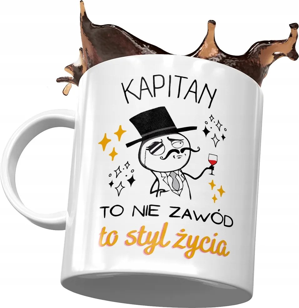 Kapitánynak Születésnapi Bögre Névnapi Ajándék Nyomtatott Fotóval