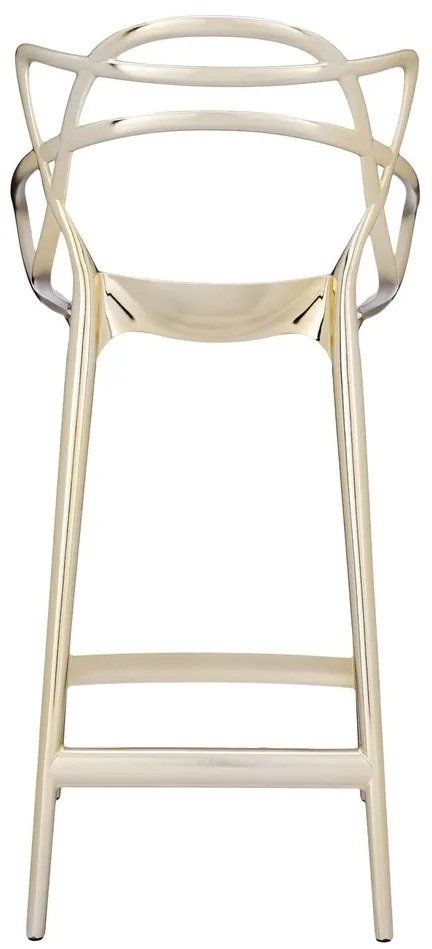 Masters METAL bárszék, magasság 65 cm, több színben - Kartell szín: arany