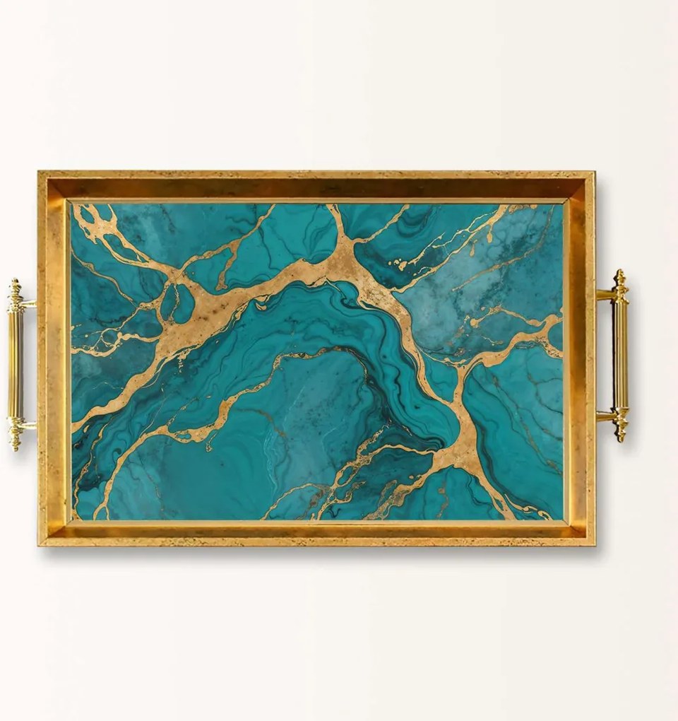 Üveg tálca, 38×24 cm – TPEA10011
